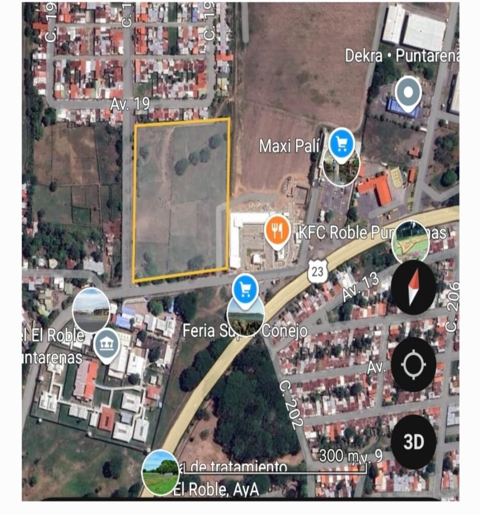 Terreno Comercial en Venta en El Roble de Puntarenas: Excelente Oportunidad de Inversión a la par de Taco Bell ubicacion